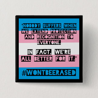 PFLAG OKC #WontBeErased Knopf Button