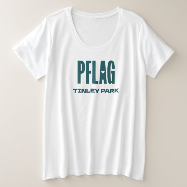 PFLAG Tinley Park Plus Taille Chemise femme (Design devant)