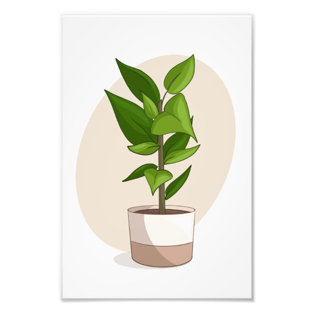 Pflanze 1 in Vector Poster Print von My Sims CC (Vorne)