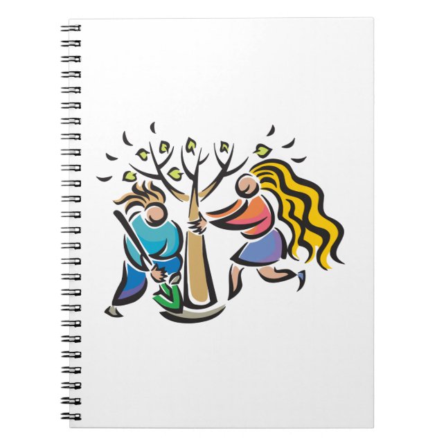 Pflanze A Baum Notizblock (Vorderseite)