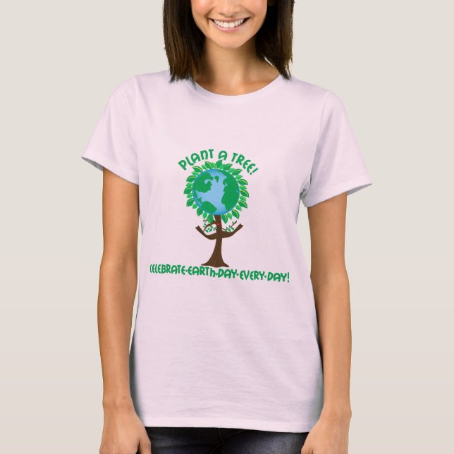 Pflanze a Tree T-Shirt (Vorderseite)