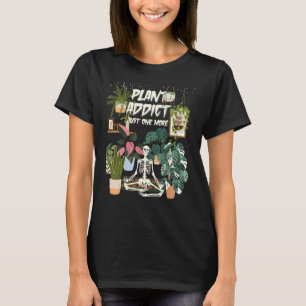Pflanze Addict Philodendron Micans Monstera Albo H T-Shirt