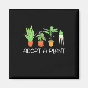 Pflanze adoptiert magnet