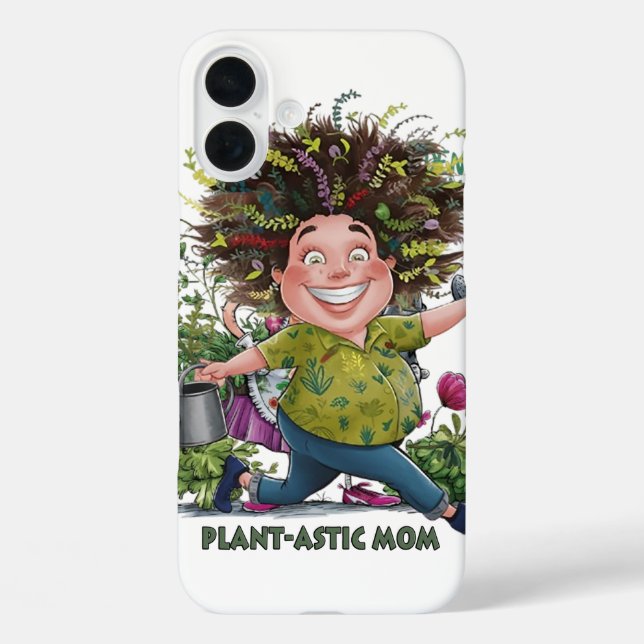 PFLANZE-ASTISCHE MAMA iPhone 16 PLUS HÜLLE (Rückseite)