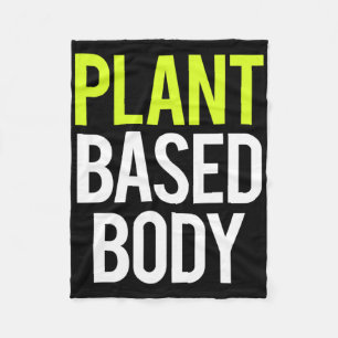 Pflanze-Based Body Vegan Gym Bodybuilding WorkoutF Fleecedecke