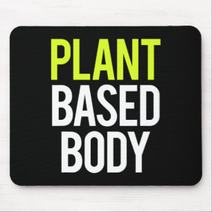 Pflanze-Based Body Vegan Gym Bodybuilding WorkoutF Mousepad