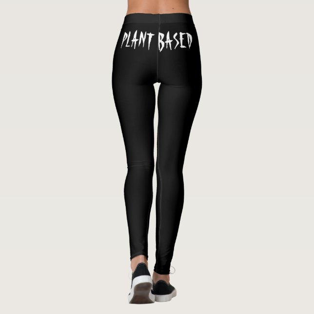 PFLANZE BASIERTE YOGA-HOSEN LEGGINGS (Rückseite)
