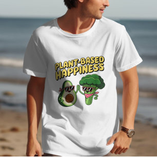 Pflanze-basiertes Glück T-Shirt