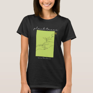 Pflanze Bäume Rettete die BienenumgebungNature Con T-Shirt