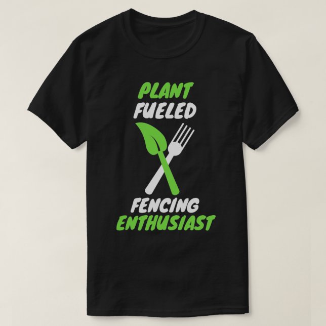Pflanze befeuerte Zaunung T-Shirt (Design vorne)