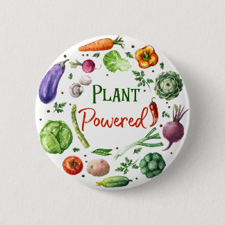 Pflanze-Betriebene Entwürfe Button