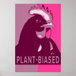 Pflanze-Biased Pink Camouflage Pop Poster
