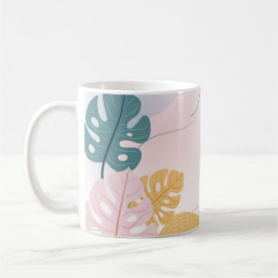Pflanze Blätter Hintergrund Kaffeetasse