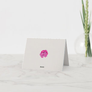 Pflanze, Blume, Blütenblätter, Rosa, Magenta, Schr Dankeskarte