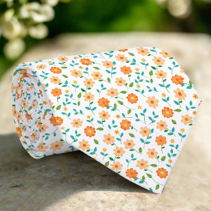 Pflanze Blume Muster Groom Hochzeit Krawatte