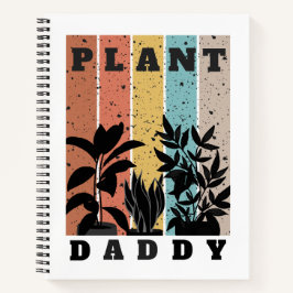 Pflanze Daddy Spiral Notebook Notizbuch
