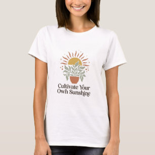 Pflanze Dein eigenes Sonnenschein T-Shirt