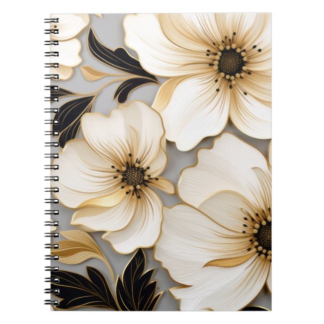 Pflanze der Blume Notizblock (Vorderseite)