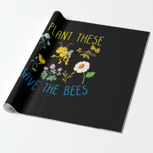 Pflanze der Imkerei Diese Rettete die Bienen Geschenkpapier