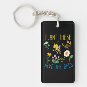 Pflanze der Imkerei Diese Rettete die Bienen Schlüsselanhänger