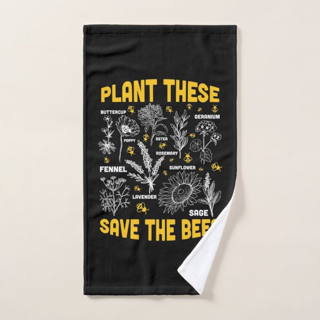 Pflanze Diese Rettete die Bienen Handtuch (Handtuch)