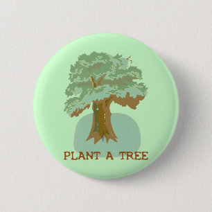 PFLANZE EIN BAUM BUTTON