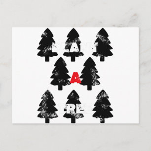 Pflanze ein Baum Muster Postkarte