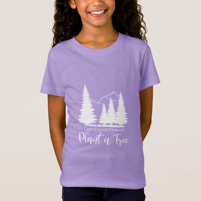 Pflanze ein Baum, Rett unseren Wald Cool Kids T -  T-Shirt (Vorderseite)