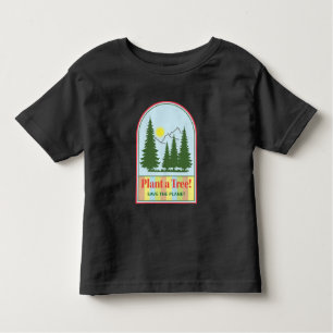 Pflanze eines Baumes, rette den Planeten, Cooler T Kleinkind T-shirt