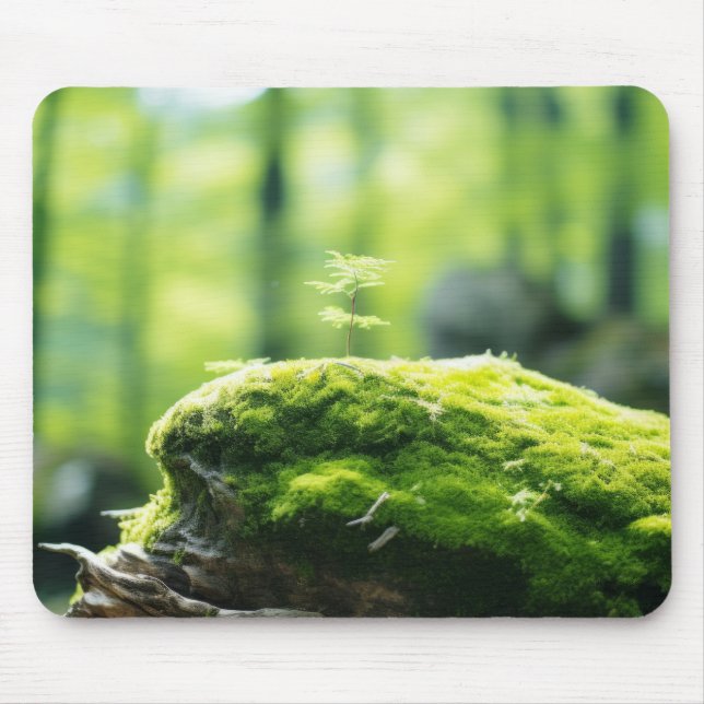 Pflanze Forest Nature Serene Ruhe Mousepad (Vorne)