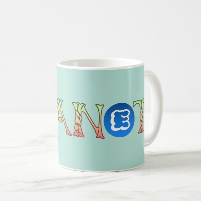 Pflanze für unseren Planeten Kaffeetasse (VorderseiteRechts)