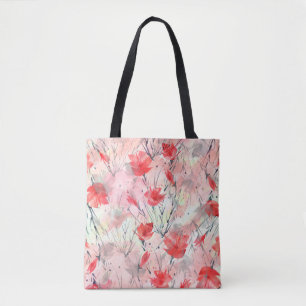 Pflanze für Wasserfarben Blume Muster Tasche