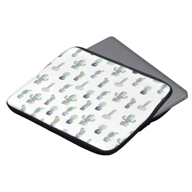 Pflanze für Wasserfarben Laptopschutzhülle (Vorne Oben)
