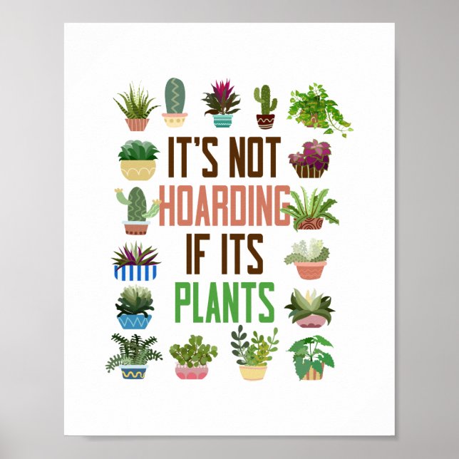 Pflanze Garden, wenn es Pflanze sind, ist es nicht Poster (Vorne)