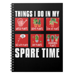 Pflanze Gardener Spaß Pflanze Whisperer Blume Notizblock