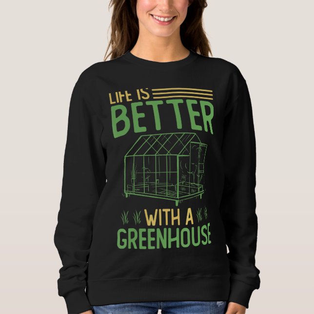 Pflanze Gartengründung Sweatshirt (Vorderseite)
