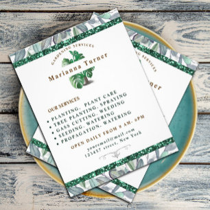 Pflanze Gartenservice, Gartenbau Flyer