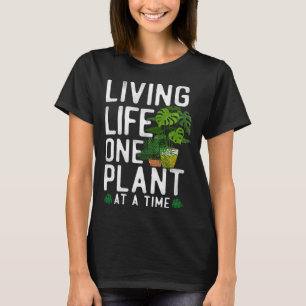 Pflanze Gartnerei Monstera Leben Leben Ein Pflanz T-Shirt