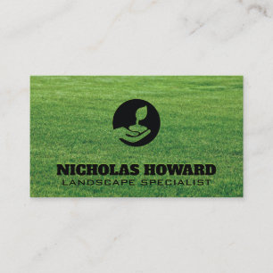 Pflanze   Gras   Landscaping Business Card Visitenkarte