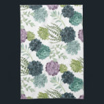 Pflanze Happiness Collection Sukkuläres Muster Geschirrtuch<br><div class="desc">Genießen Sie dieses niedliche und kreative Muster auf einem Produkt oder einer Tapete, um die Welt um Sie herum zu erweitern und zu erweitern. Künstler: Grace Popp</div>