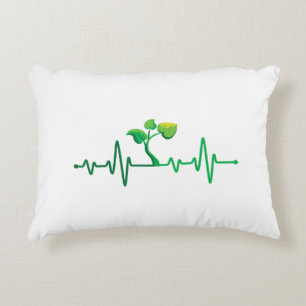Pflanze Heartbeat - Botany Botanist Gardens Pflanz Dekokissen
