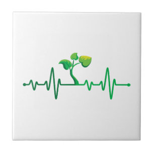 Pflanze Heartbeat - Botany Botanist Gardens Pflanz Fliese