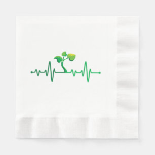 Pflanze Heartbeat - Botany Botanist Gardens Pflanz Serviette