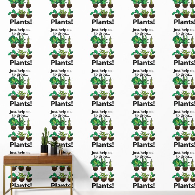 Pflanze helfen uns einfach, Pflanze zu wachsen Tapete (Korridor)