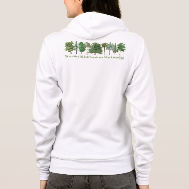 Pflanze Hoodie (Rückseite)