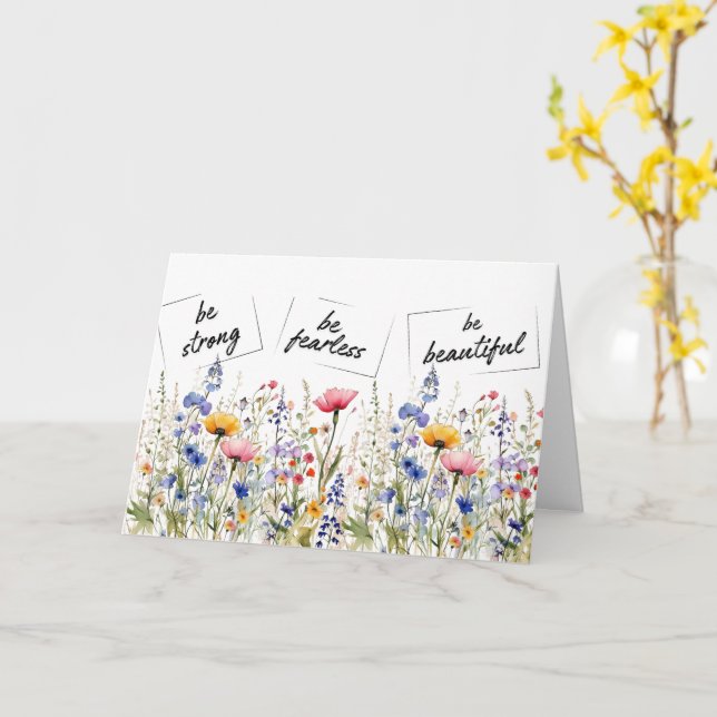 Pflanze Ihre Gartengrußkarte Karte (Gelbe Blume)