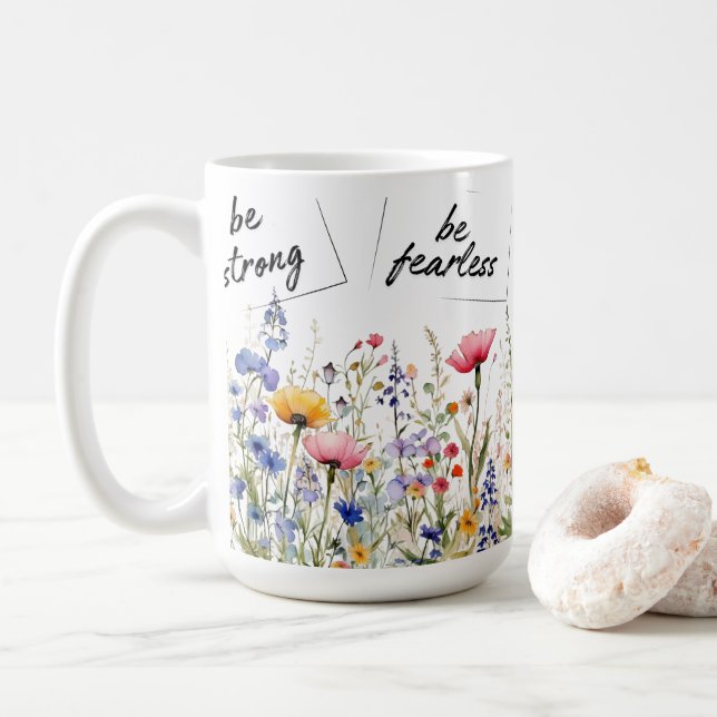 Pflanze Ihre Gartenkaffee-Tasse Kaffeetasse (Mit Donut)