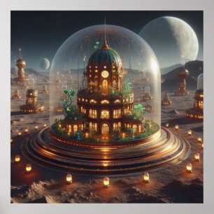 Pflanze Jewel Box Fantasy Art Poster