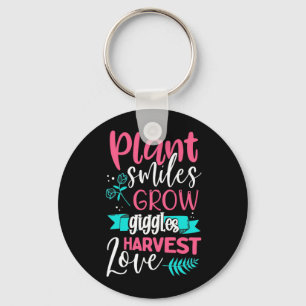 Pflanze Lächeln Grow Giggles Liebe Schlüsselanhänger