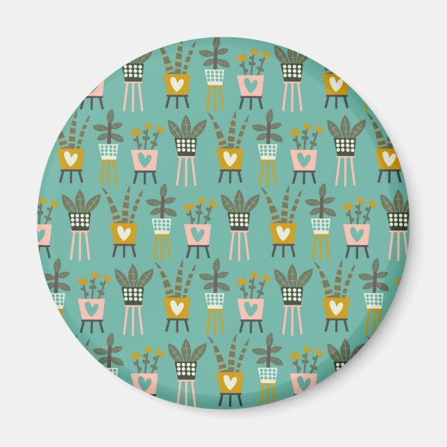 Pflanze Lady Art Magnet (Vorne)